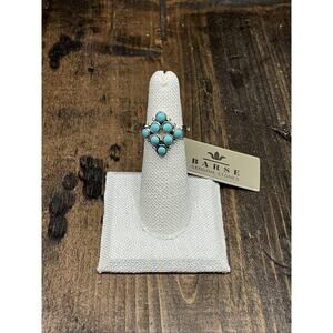 Barse Tesserae Ring- Turquoise- Sterling Silver- 5-NWT